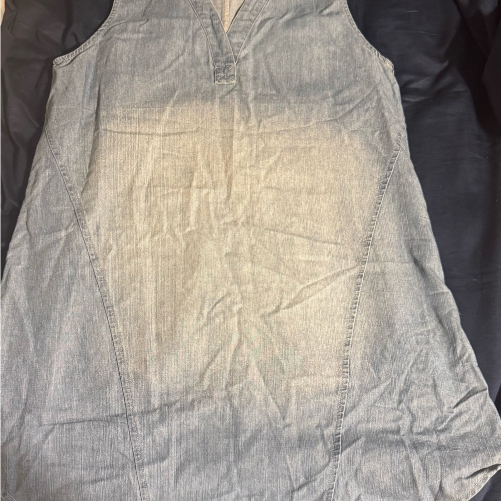 Cupshe Light Blue Denim Dress